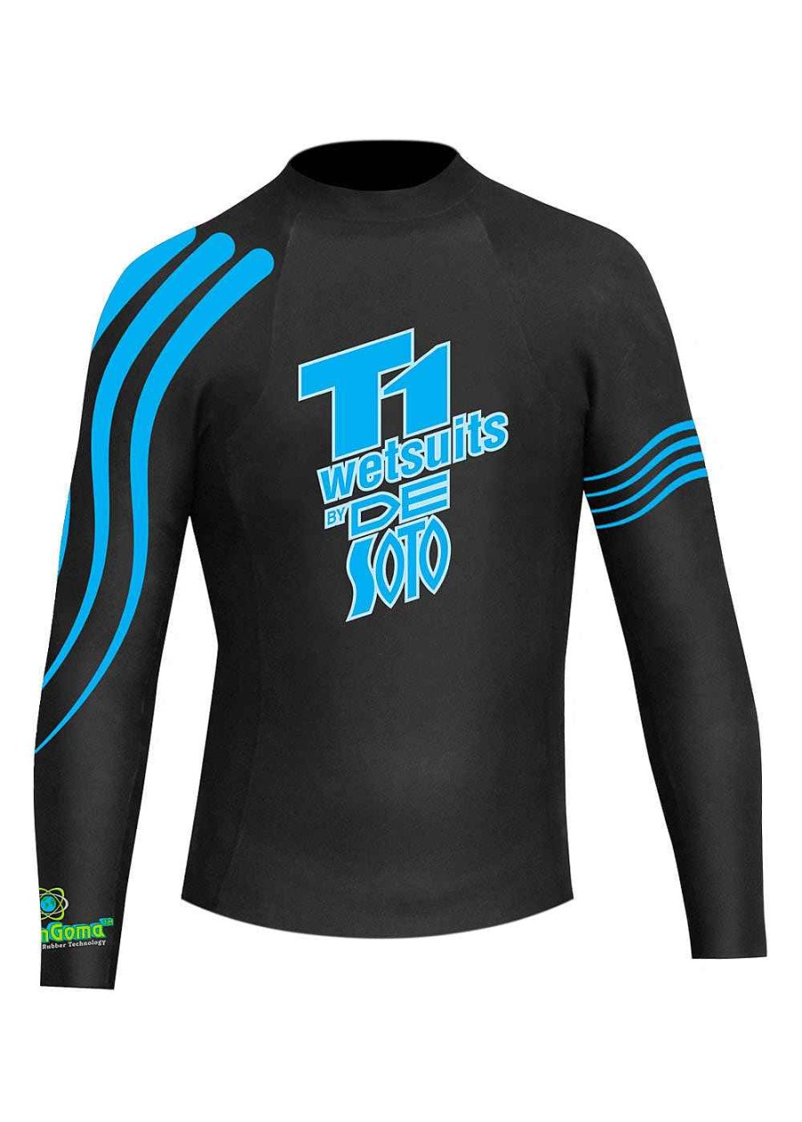 Trajes De Neopreno T1 De Soto | Jersey T1 Primera Ola* Negro