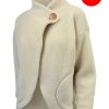 Hombres De Soto | Femme Cortina Wrap Fleece* Cream