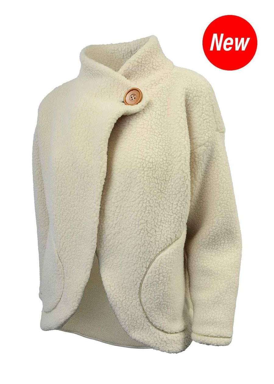 Hombres De Soto | Femme Cortina Wrap Fleece* Cream