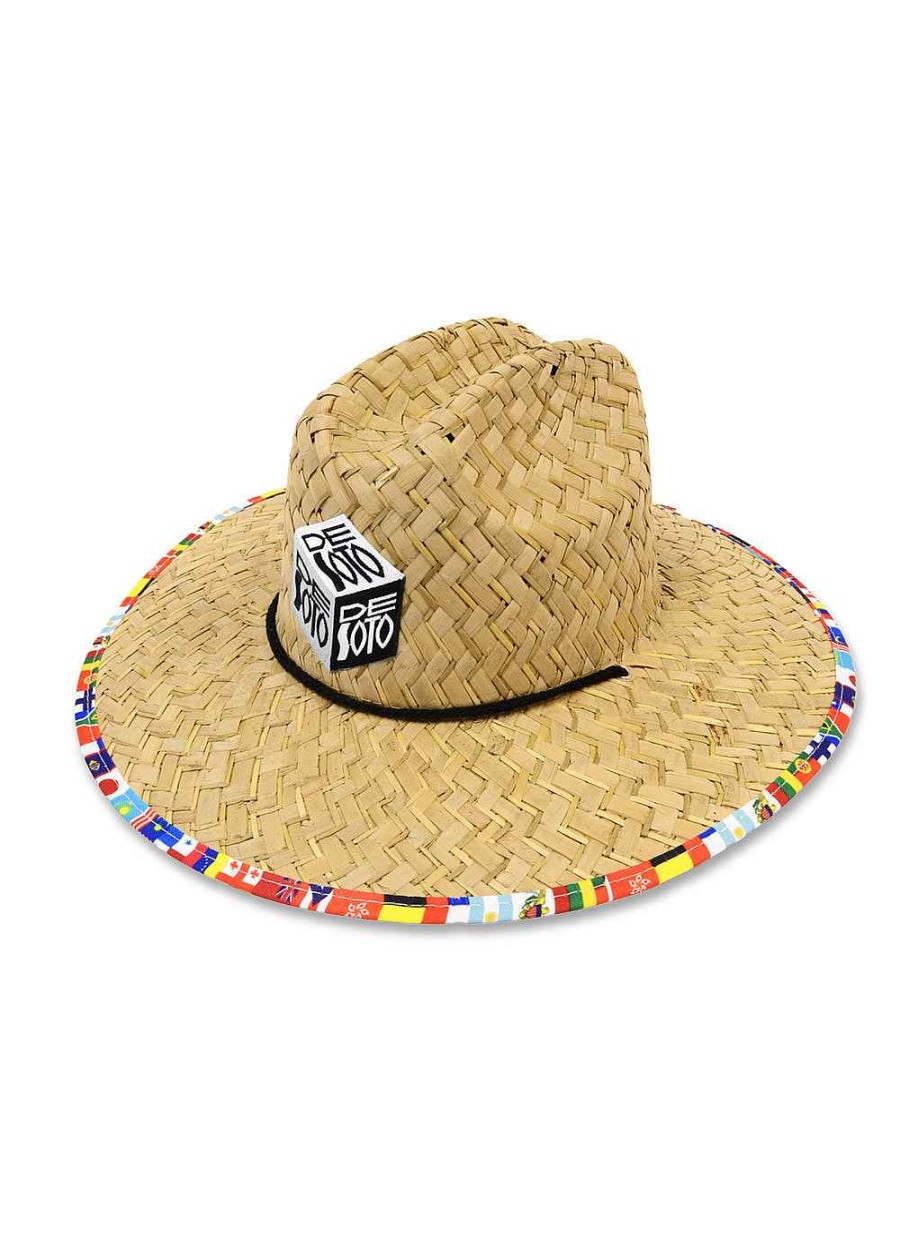 Accesorios De Soto | Gorro De Salvavidas Con Bloqueador Solar Skin Cooler™ Banderas Internacionales