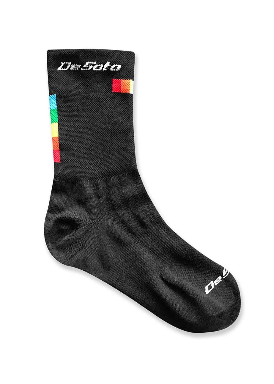 Hombres De Soto | Calcetines Run-Cycle Arcenciel* Negro