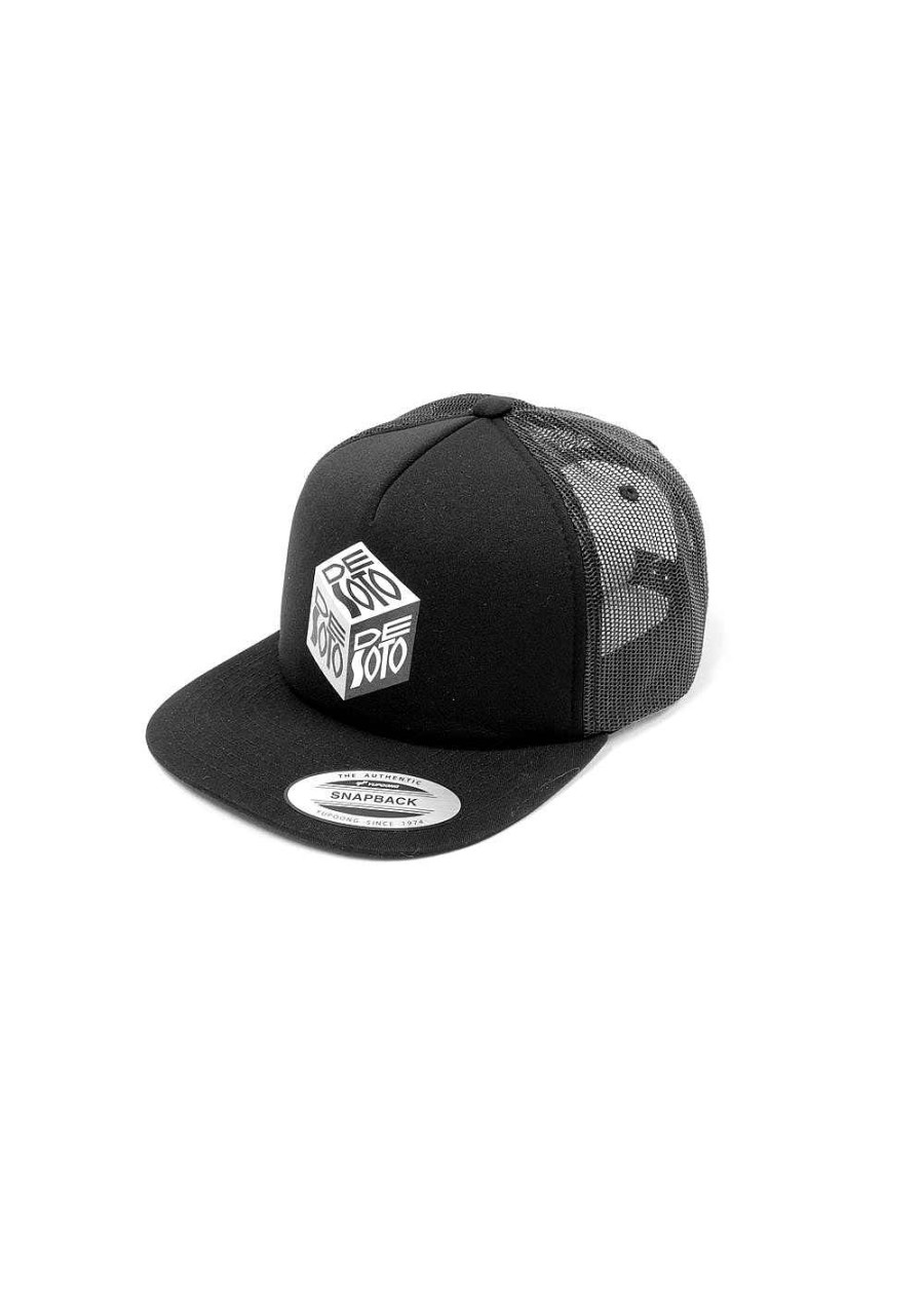 Accesorios De Soto | Logotipo Trucker Cube - Espalda De Malla - 3 Pulgadas